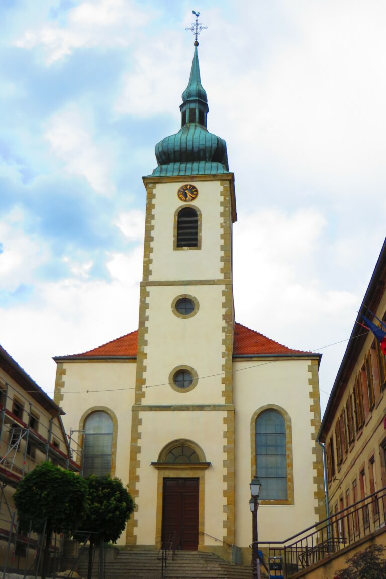 Église Saint-Wendelin de Diebling photographiée en 2018
