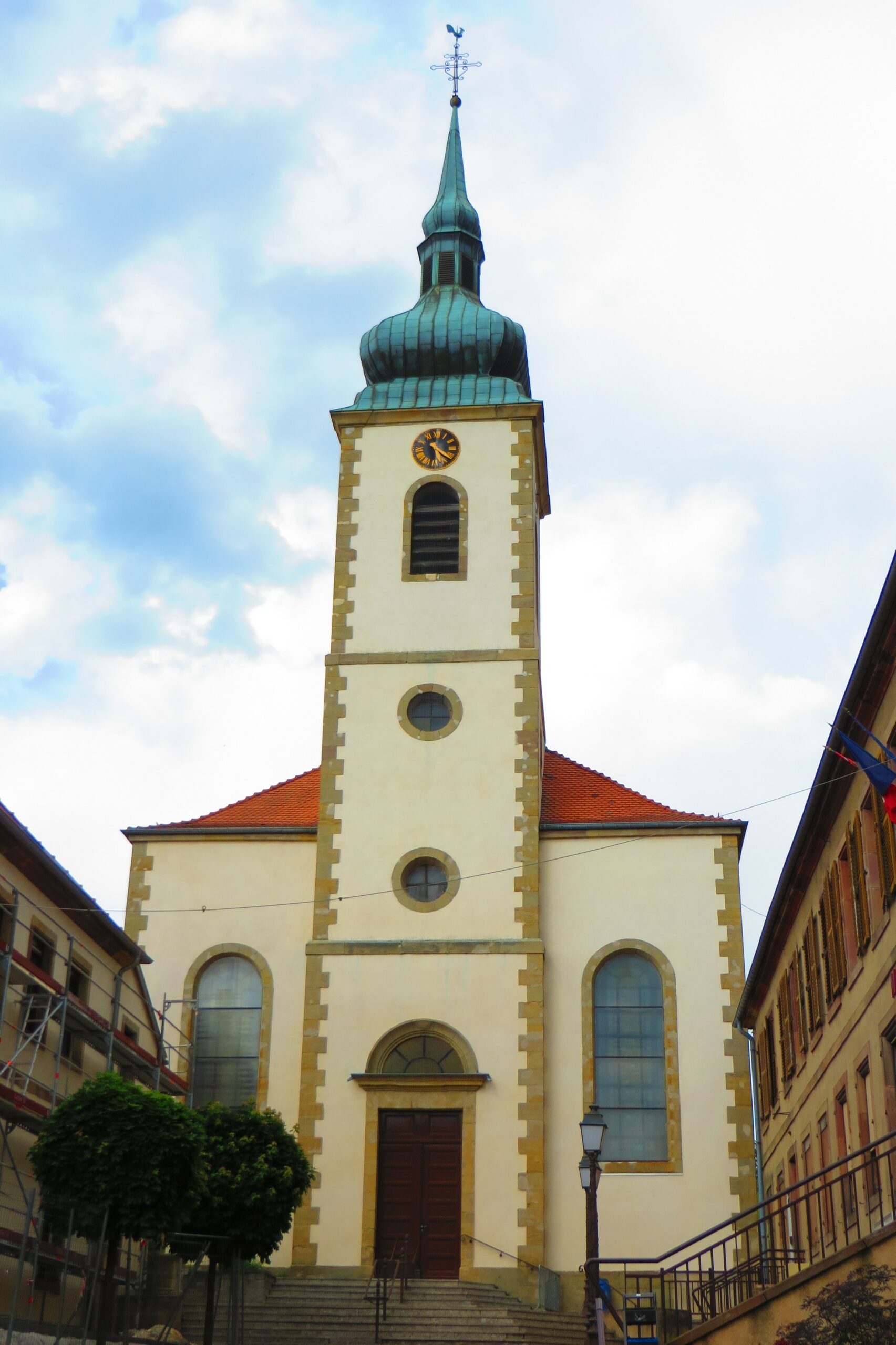 Église Saint-Wendelin de Diebling photographiée en 2018
