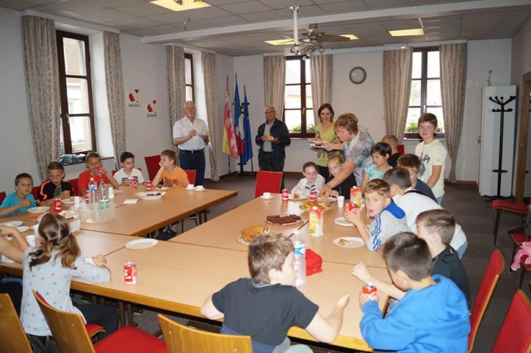 Gouter lors de la remise par Marlène Muller