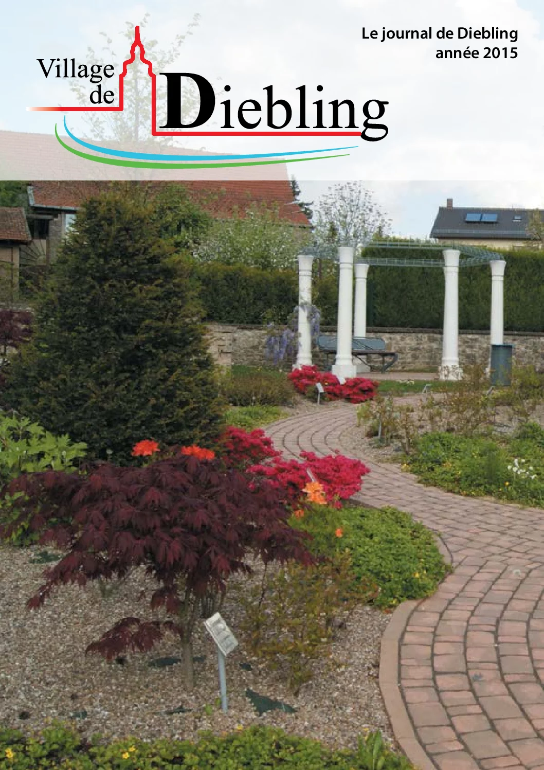 Première page du Bulletin communal de Diebling – 2015