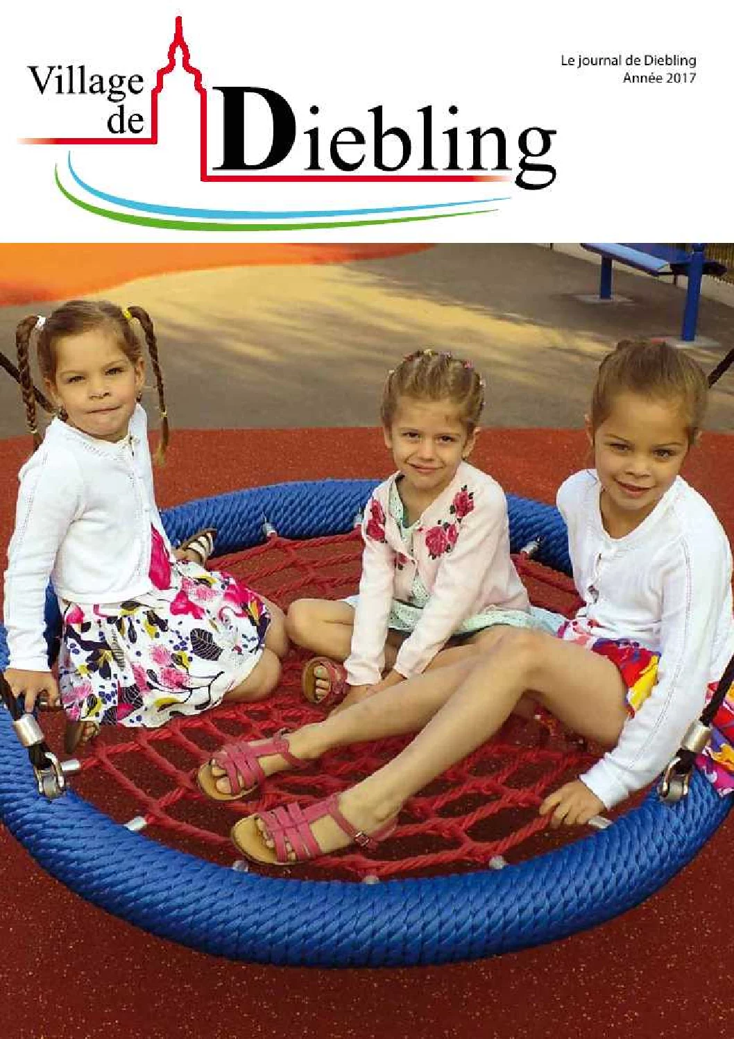 Première page du Bulletin communal de Diebling – 2017