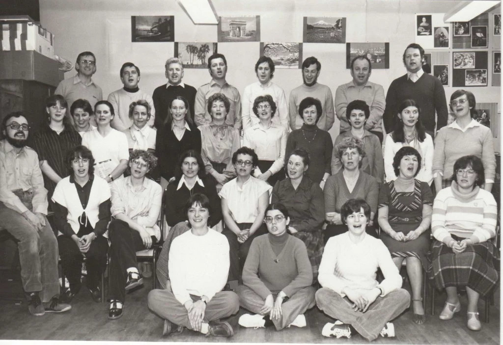 Première répétition de la chorale La Marjolaine — 1981
