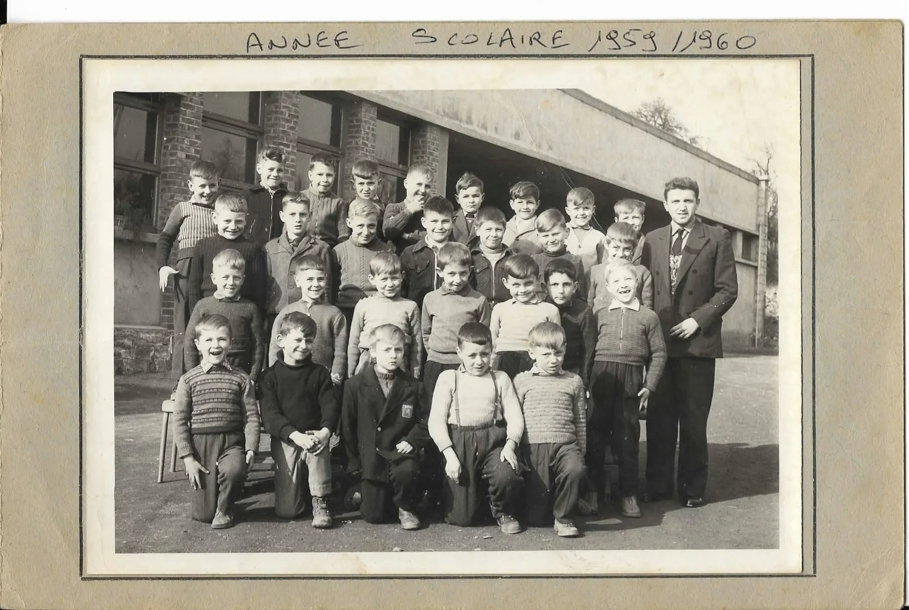 Classe de M. Bergdoll — année scolaire 1959–1960