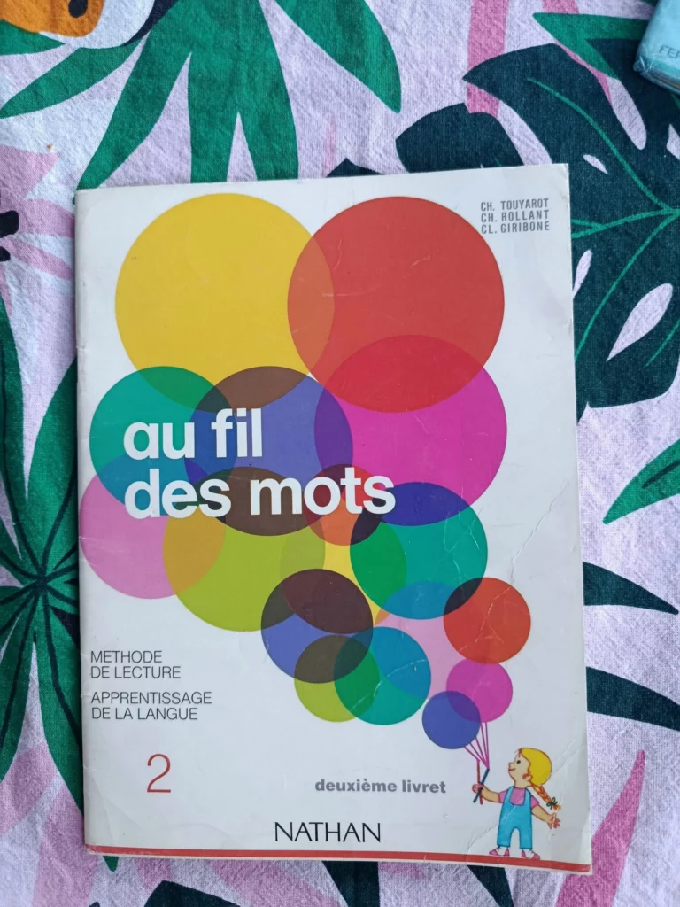 Manuel de lecture du CP « Au fil des mots » — couverture