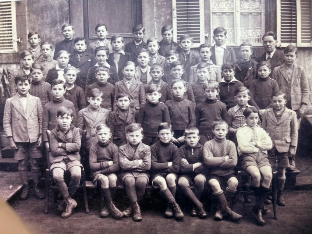 Classe de garçons de Diebling — année scolaire 1936–1937