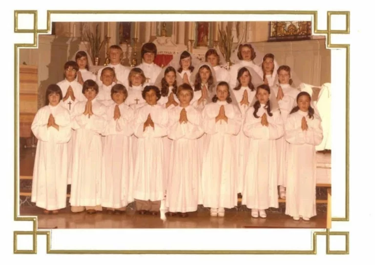 Grande communion à Diebling — début des années 1970