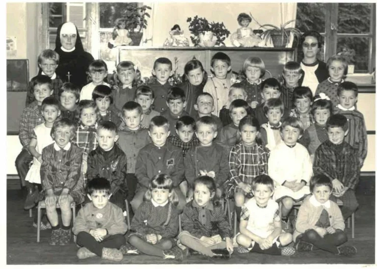 Classe maternelle de Diebling — enfants nés en 1962 et 1963