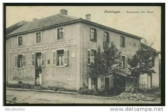 Restaurant Johann Meyer à Diebling — futur Café Siebert et Mimi’s Bar