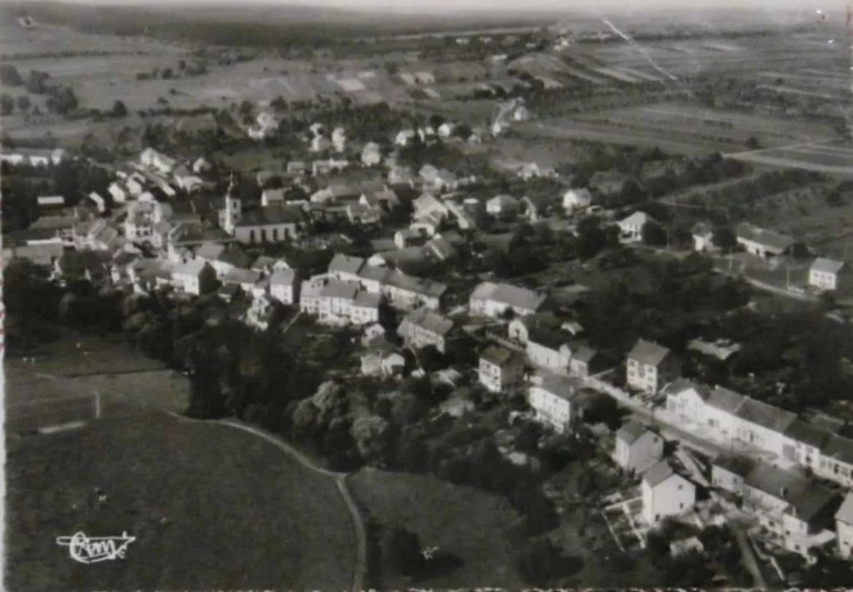 Vue aérienne de Diebling
