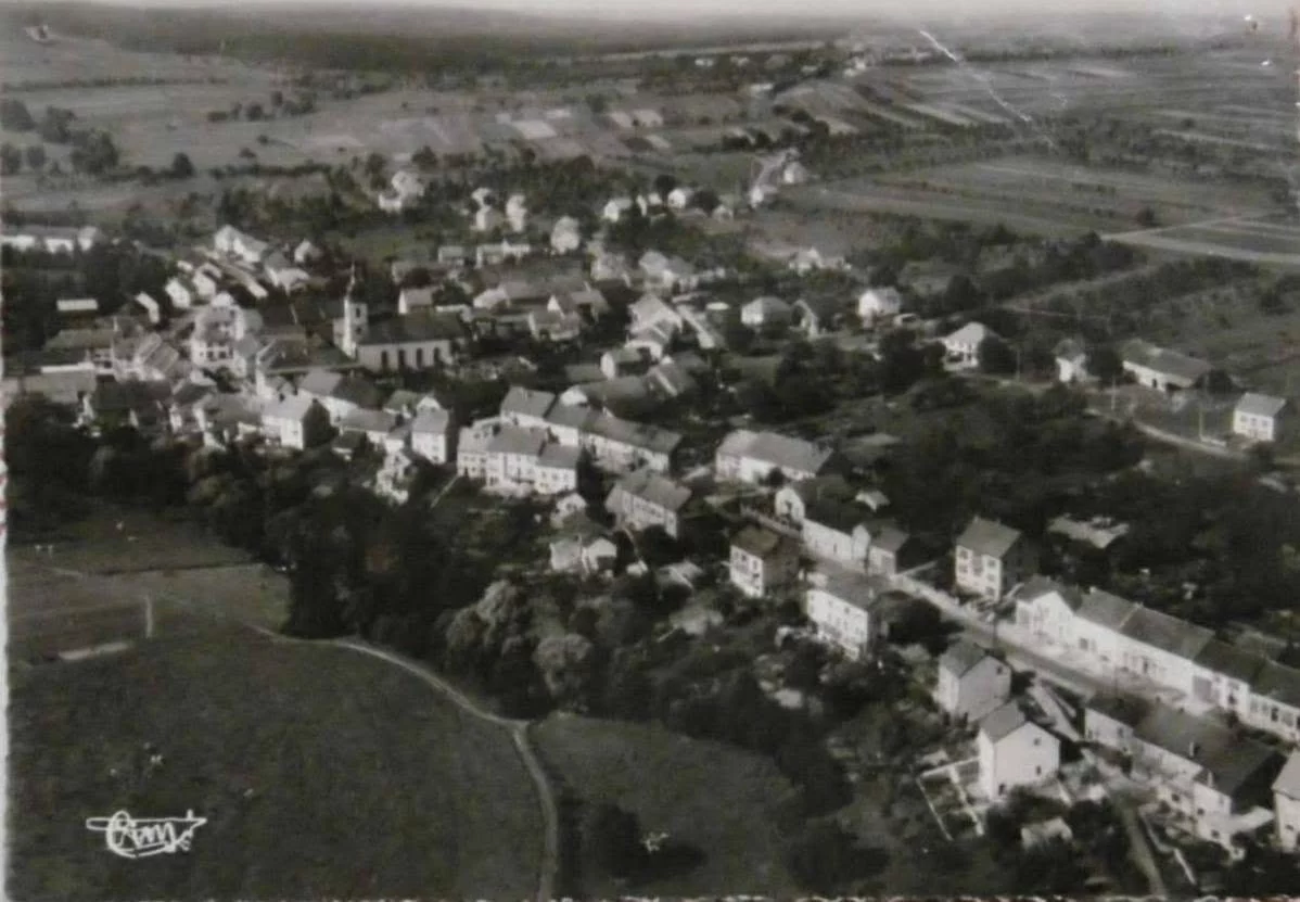 Vue aérienne de Diebling