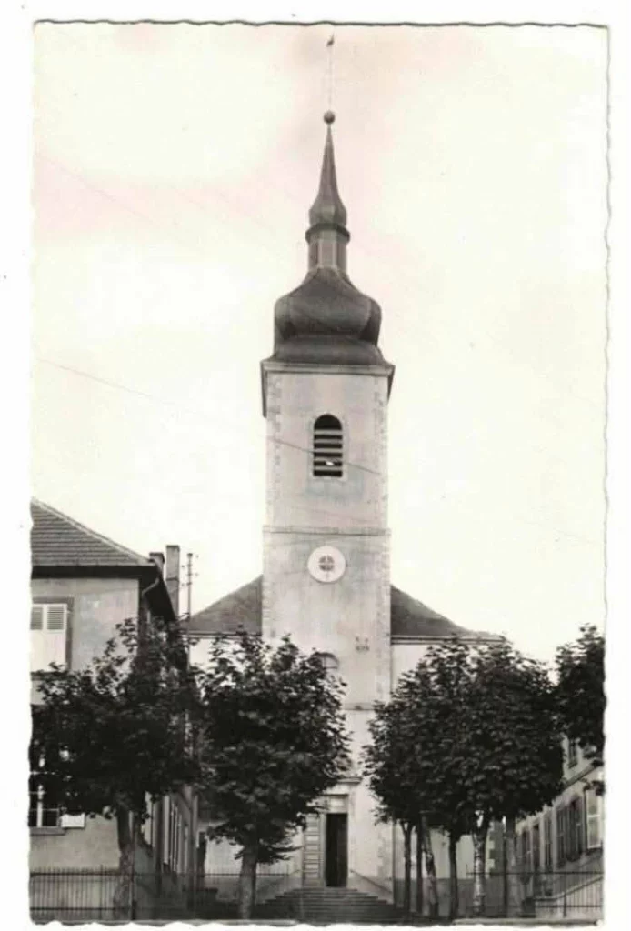 Église Saint-Wendelin de Diebling — vue de la façade