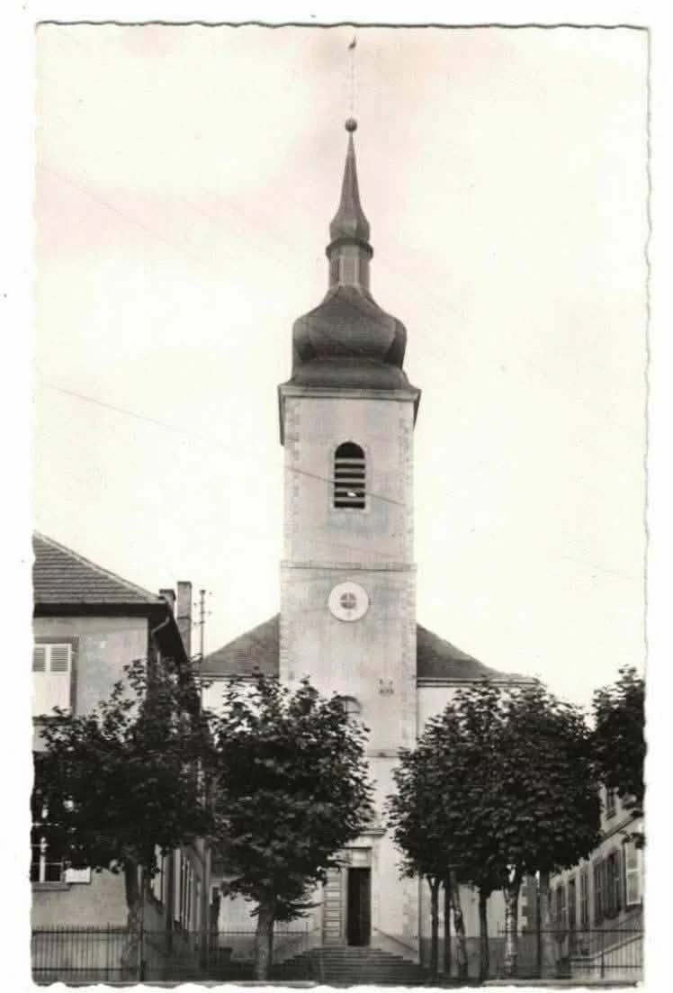 Église Saint-Wendelin de Diebling — vue de la façade