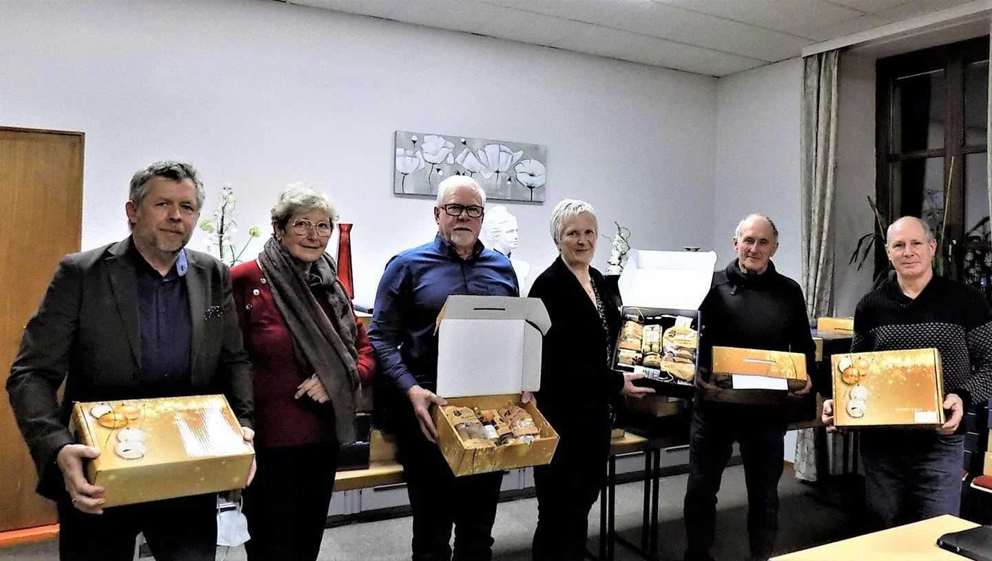 année 2021 : le repas, les colis et les rencontres des aînés